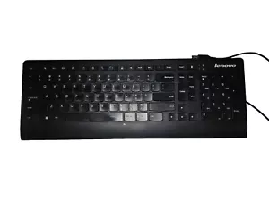 Lenovo Slim USB Wired Keyboard - Black - KU-0989 54Y9293 - Picture 1 of 1