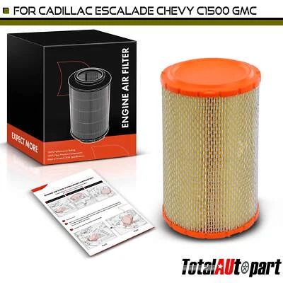 1x Filtro de aire del motor para Chevrolet C1500 1996-1999 C2500 GMC C/K1500 Cadillac Foto 1 de 4