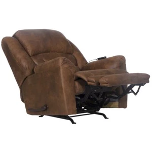 Hayden Extra Extension Rocker Recliner with Heat and Massage - Picture 1 of 8