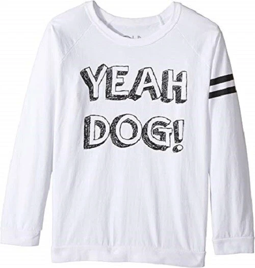 Camiseta raglán de manga larga para niños Chaser, blanca, 6 Foto 1 de 1