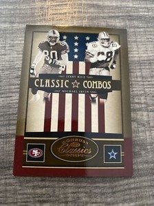 JERRY RICE Michael Irvin 2005 Donruss Classics Classic Combos #CC-12 / 500