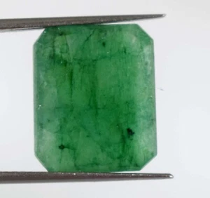 Natürlicher kolumbianischer grüner Smaragd 8,60 ct Smaragdschliff Edelstein zertifiziert E11735 - Bild 1 von 7