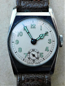 NO RESERVE 1950s Swiss Made Vintage Mechanical Wristwatch 