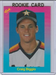 Craig Biggio Rookie Card 1989 Classic Baseball RC Houston Astros MLB HOFer! - Bild 1 von 2