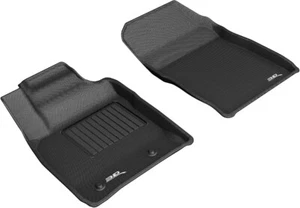 3D MAXpider KAGU Floor Liner Mats BLACK 1ST ROW for FORD ECOSPORT 2018 - 2022 - Picture 1 of 24