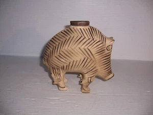 MMA Pottery Wild Boar Hog Pig Effigy Figurine - Picture 1 of 11