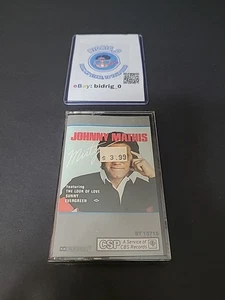 Vintage JOHNNY MATHIS MISTY CASSETTE Tape Audio CSP CBS Records BRAND NEW  - Picture 1 of 3
