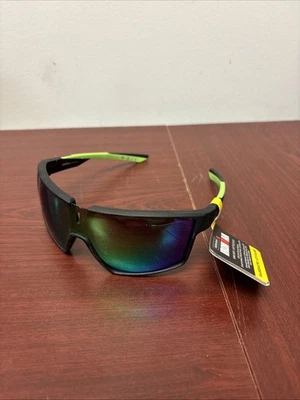 FOSTER GRANT IRONMAN IMP 24 312 CIT MIR SUNGLASSES POLARIZED BLACK/GREEN - Image 1 of 4