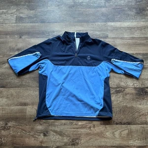 Ralph Lauren RLX Jacket Large Blue Windbreaker Rain Jacket Short Sleeve Golf - Picture 1 of 7