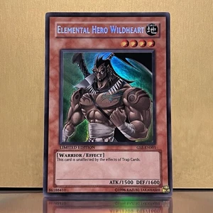 YuGiOh • Elemental Hero Wildheart • GSE-EN001 • Limited Edition Holo • LP - Picture 1 of 2