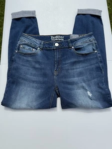 Resfeber Los Angeles Jeans Size 12 Skinny Boyfriend Jeans Distressed - Picture 1 of 11