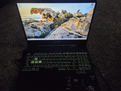 华硕 FX505DT 15.6 英寸(256 GB,AMD 锐龙 5,2.10GHz,8 GB)笔记本电脑/笔记本电脑 黑色 — 第 1/4 张图片