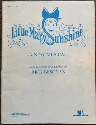 Little Mary Sunshine Vocal Score – Rick Besoyan – 1965 Charles Hansen - Image 1 of 4