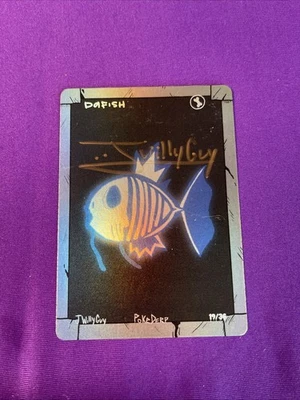 Рентгеновский Хэллоуин Holoween с автографом Покедерпа Dafish Magikarp - Изображение 1 из 2