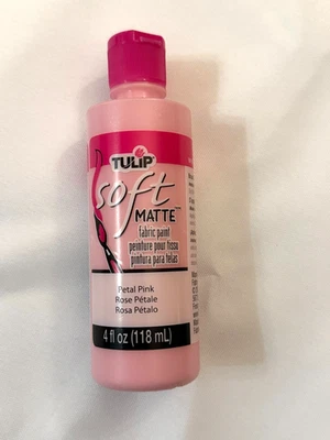 Tulip Soft Matte Fabric Paint 4 oz - Petal Pink - Never opened - Image 1 of 2