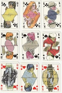 Alte Spielkarten Skat  BRD besonderes Bild REVAL Zigaretten - Bild 1 von 2