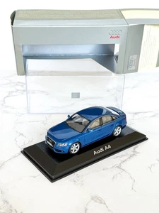 SEHR SELTENER AUDI A4 8K B8 V6 3.2 QUATTRO ARUBA BLAU 1:43 SCHUCO (HÄNDLERMODELL) - Bild 1 von 11
