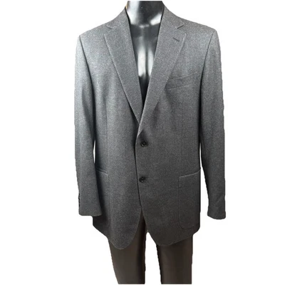 Ermenegildo Zegna Wool, Silk & Cashmere men's 10 pocket jacket coat 54R - Image 1 of 4