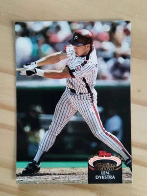 1992 Topps Stadium Club - Lenny Dykstra #470 - Image 1 of 4