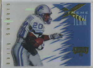 Barry Sanders 1996 Playoff Absolute Xtreme Team Acetate Insert #XT06 SP 1:720