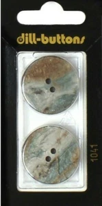 Dill Buttons ~ (1041) - 1" - 2 ct ~ OLD STOCK - Picture 1 of 1