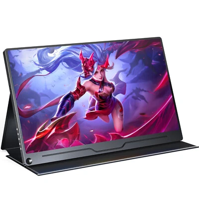 UPERFECT Tragbarer Monitor 17,3" 60 Hz 1080P Monitor FHD Mini DP Mobile Monitore - Bild 1 von 4