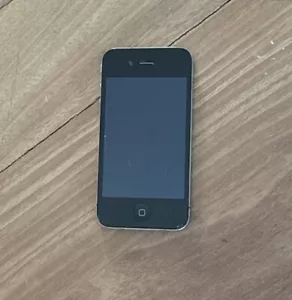 Apple iPhone 4 16GB Schwarz Ungeprüft Teilespender Glasbruch - Bild 1 von 2
