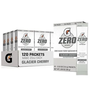Gatorade Electrolytes Zero Sugar Sport Water Powder, Glacier Cherry (120 Packet) - Picture 1 of 6