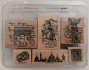 Stampin Up TRAVELS ABROAD Asian Oriental Rubber Stamps Set