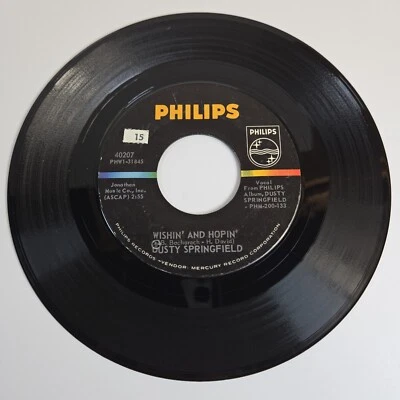 Dusty Springfield "Wishin' And Hopin'" 45 Vg+ Tested Jukebox Rare  - Image 1 of 4