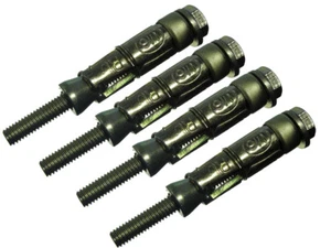 Anchor Loose Sleeve M6 Bolt 65mm Length 12mm Shield 8.8 Steel YZP Pack Of 4 - Picture 1 of 1
