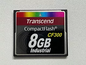 Transcend Industrial Grade 8GB CF300 8GB CompactFlash CF Card - Picture 1 of 7