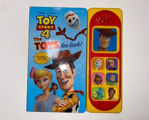 Play-A-Sound Disney Pixar's Toy Story 4 The Toys Are Back! Board Book - Picture 1 of 12