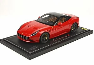 BBR P1880RED 1/18 Ferrari California T 2014 modelo de techo rojo/negro de Japón - Imagen 1 de 10
