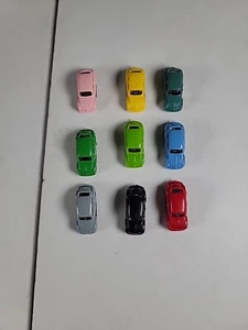 Lot Of 9 Of 1:160 VOLKSWAGEN BEETLE DIECAST VARIOUS COLORS VW 1303 On The Bottom - Picture 1 of 2