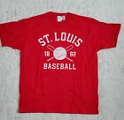 St. Louis Baseball Men's T-Shirt XL Red