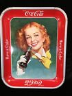 1948 COCA-COLA Metal Serving Tray Red-Haired Girl Only $32.00 on eBay