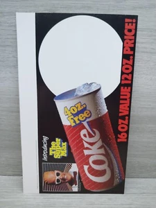 Vintage 1988 Coke Super Max Headroom Shelf Display 6x10 - Picture 1 of 1
