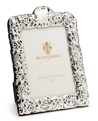 Marco de fotos de plata esterlina 925 maciza de 6"x4"* 8001/10×15 EE. UU. Foto 1 de 4