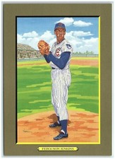 1993 Fergie Jenkins Cubs Hof Moments Great Perez Steele Card Unsigned /5000 Ex