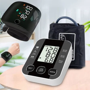 Digital Blood Pressure Monitor Upper Arm /Wrist Heart Rate w/ Voice Broadcasting - Bild 1 von 44