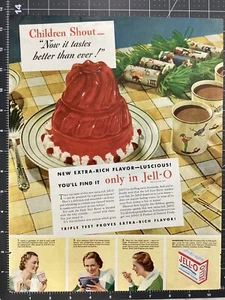 Anuncio impreso vintage de gelatina de 1935 You'll Find It In Jello años 30 - Imagen 1 de 1
