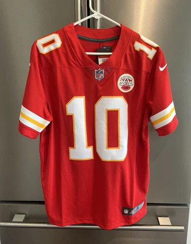Kansas City Chiefs Tyreek Hill #10 Nike Vapor Limited Red Jersey Mens Size Large Cover