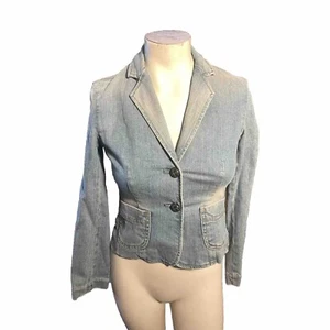 vintage Gap jean jacket denim button up size 0 - Picture 1 of 14