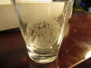Utah Jazz NBA Basketball- Etched Logo on Clear Standard Shot Glass-Hunter Mfg. - Picture 1 of 4