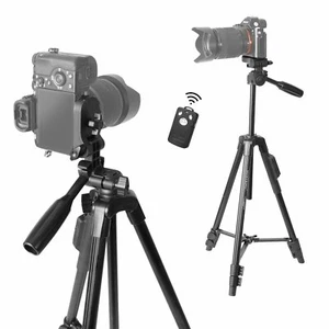 Travel Camera Tripod Mini Monopod Stand For Canon Nikon Sony Bluetooth Remote - Picture 1 of 12