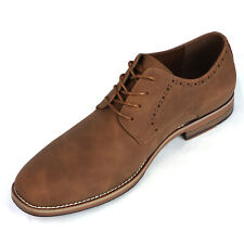 Men's Dress Shoes Formal Leather Shoes Classic Lace Up Series Brown 7