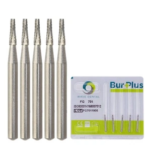 Wave Dental Burs Tungsten Carbide 701 FG Friction Grip For High Speed Handpiece - Picture 1 of 16