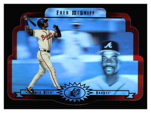 1996 Upper Deck SPx #3 Fred McGriff   Atlanta Braves   Baseball