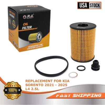 12811 Engine Oil Filter for KIA SORENTO 2021 2022 2023 2024 2025 2.5L LX SX X - Image 1 of 4